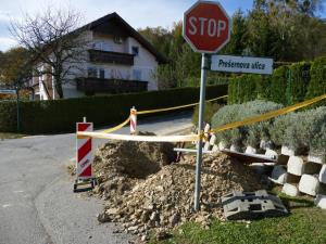 Izgradnja optike v centru Benedikta 1